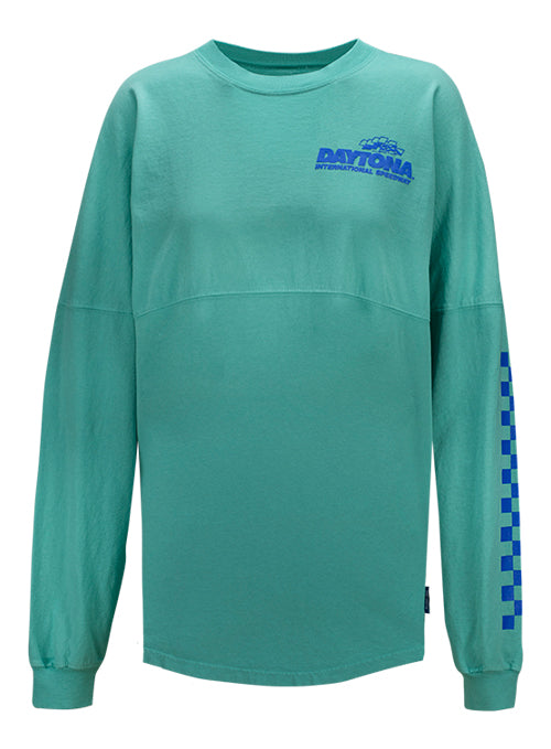 Ladies Daytona Spirit Jersey Long Sleeve Shirt - Front View