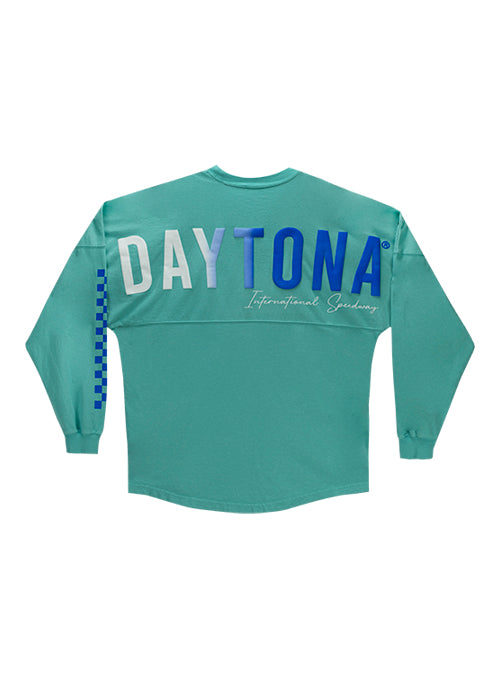 Ladies Daytona Spirit Jersey Long Sleeve Shirt - Back View