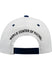 Daytona Americana Velcro Hat in White - Back View