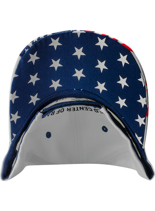 Daytona Americana Velcro Hat in White - Underbill View