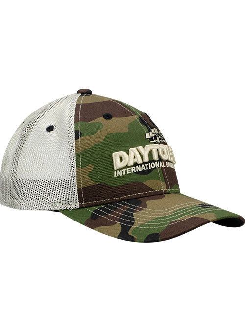 Daytona Meshback Camo Hat - Angled Right Side View