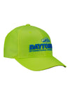 Daytona Neon Yellow Hat - Angled Right Side View