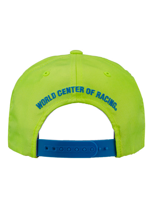 Daytona Neon Yellow Hat - Back View