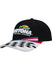 Youth Daytona Checkered Hat in Black, White and Red - Angled Left Side View