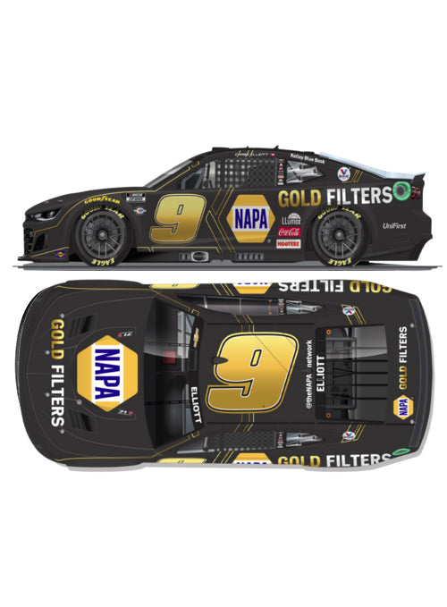 2023 Chase Elliott NAPA Gold 1:24 Diecast