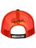 Denny Hamlin FedEx Mesh Hat in Black and Orange - Back View