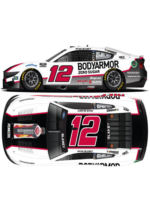 2024 Ryan Blaney Body Armor Zero Sugar 1:64 Diecast