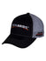 Ryan Blaney Menards Mesh Hat in Black and Grey - Angled Left Side View