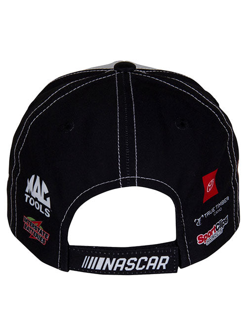 Martin Truex Jr. Bass Pro Shops Uniform Hat in Black, White, and Yellow - Back View