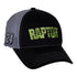 William Byron Raptor Hat in Black and Grey - Angled Right Side View