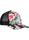 Homestead Dark Floral Hat - Angled Right Side View