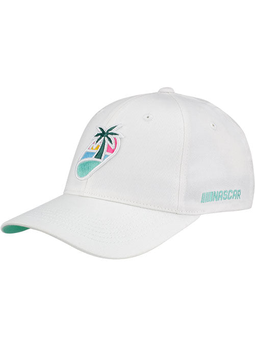 Homestead White Flex Hat - Angled Left Side View