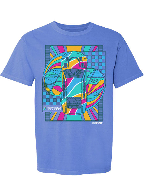 Homestead-Miami Speedway Art Deco T-Shirt - Front View