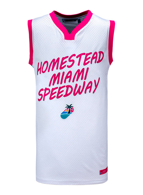 Homestead-Miami Speedway Basketball Jersey - Front View