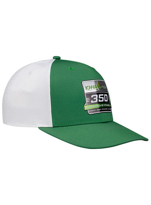 2024 Iowa Corn 350 Limited Edition Hat in Green and White - Angled Right Side View