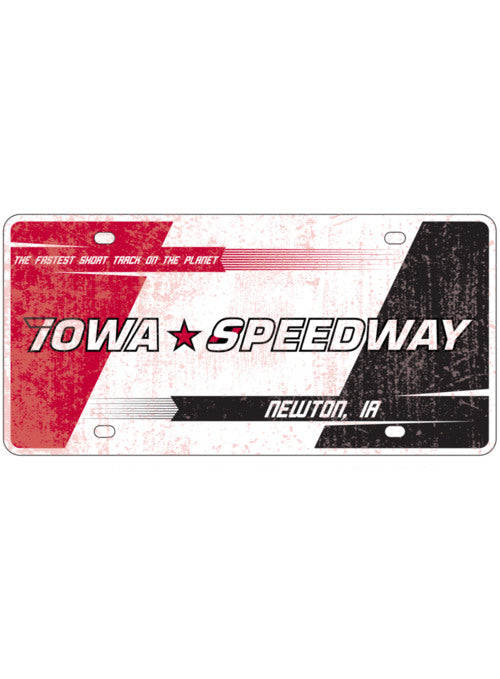 Iowa Speedway License Plate