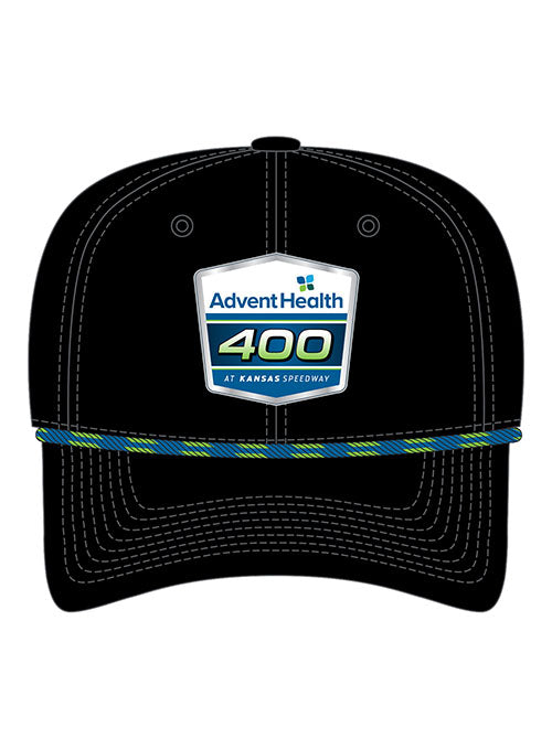 2024 Advent Health 400 Limited Edition Hat in Black - Front View