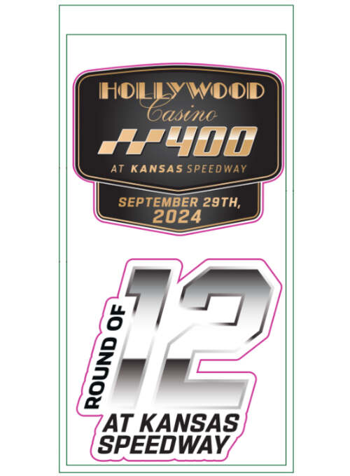 2024 Hollywood Casino 400 2 Pack Decal