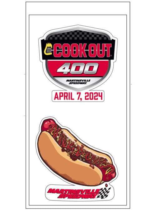 2024 Cookout 400 2 Pack Decal