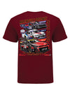 2024 Martinsville Speedway Fall Triple Header Weekend T-Shirt - Back View