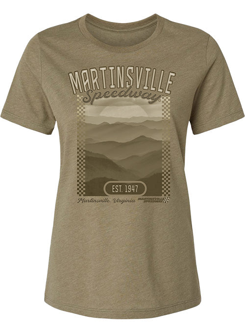 Ladies Martinsville Tonal Blue Ridge T-Shirt - Front View