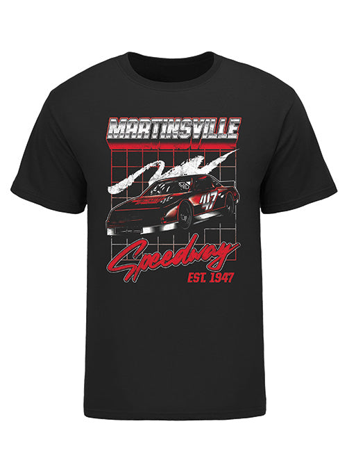 Martinsville Speedway Vintage Car T-Shirt - Front View