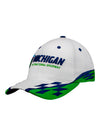 Michigan Winged Checker Hat - Angled Left Side View