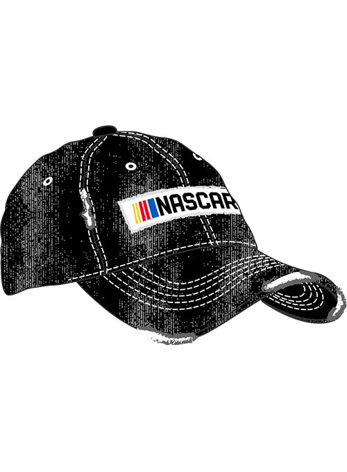 Ladies NASCAR Ripped Denim Hat - Angled Right Side View