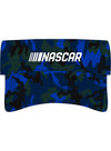 Ladies NASCAR Blue Camo Visor - Front View