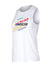 Ladies NASCAR White Infuse Tank