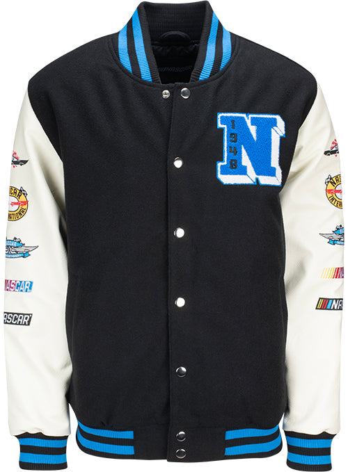 NASCAR Letterman Jacket - Front View