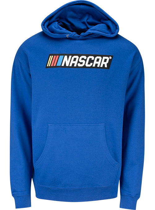 NASCAR Logo Pullover Hoodie in Blue - Front View