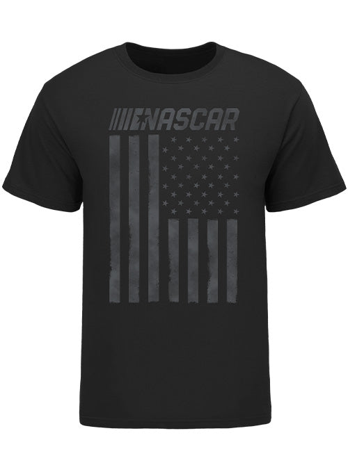 NASCAR American Flag Hat/Tee Combo - T-Shirt Front View