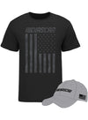 NASCAR American Flag Hat/Tee Combo - Combo View