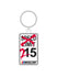 NASCAR Speed Limit PVC Keychain