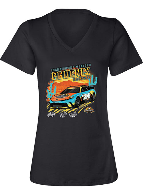 2024 Ladies Championship Weekend Ghost Car T-Shirt - Front View