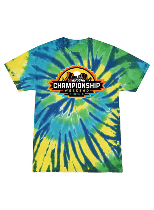 Championship Weekend Tie-Dye Logo T-Shirt - Front View