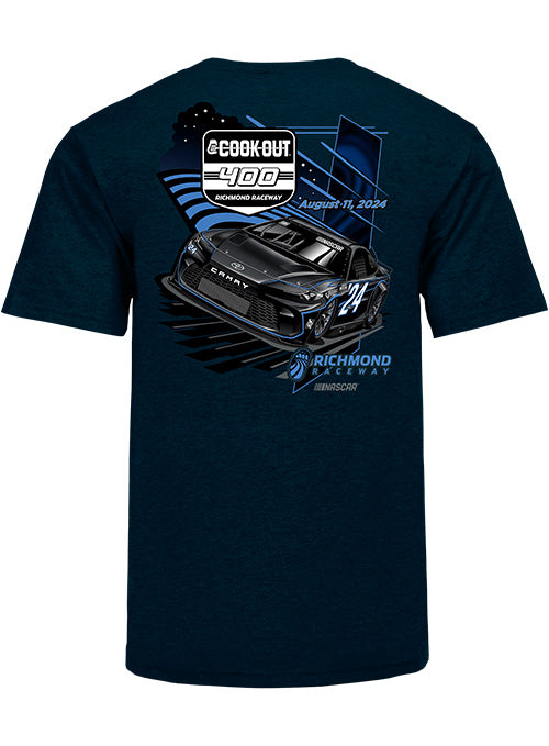 2024 Cookout 400 Ghost Car T-Shirt - Back View