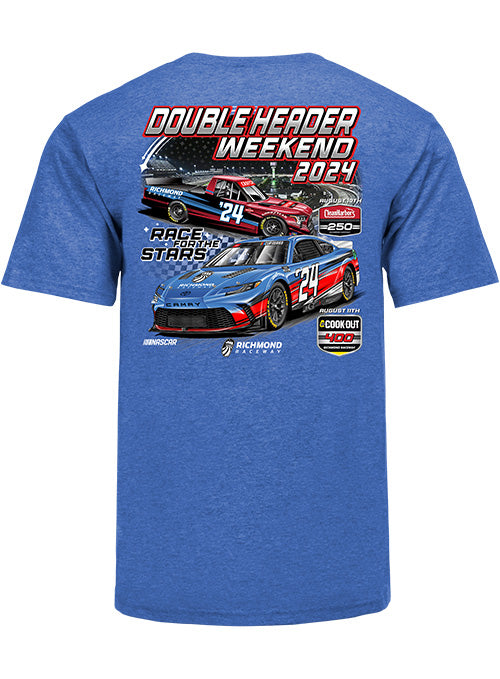 2024 Richmond Double Header Weekend T-Shirt - Back View