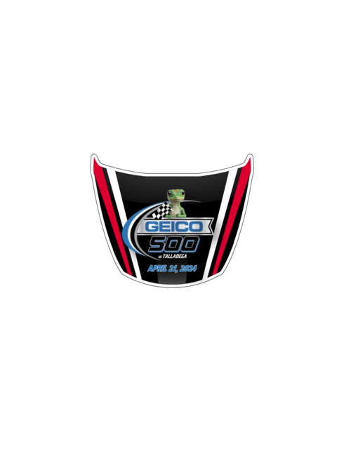 2024 Geico 500 Car Hood Layered Hatpin