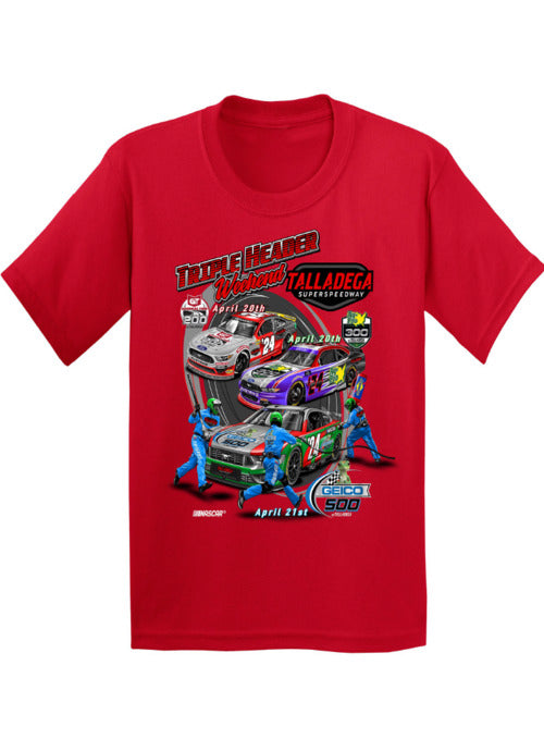 2024 Youth Geico 500 Triple Header T-Shirt | Pit Shop Official Gear