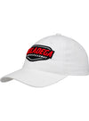 Ladies Talladega White Slouch Hat - Angled Left Side View