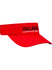 Ladies Talladega Red Visor - Angled Right Side View