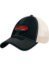 Talladega Distressed Charcoal Mesh Hat - Angled Left Side View