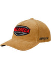 Talladega Khaki Corduroy Hat - Angled Left Side View