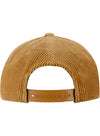 Talladega Khaki Corduroy Hat - Back View