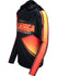 Talladega Long Sleeve Sublimated Hoodie - Angled Left Side View