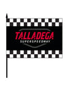 Talladega Superspeedway Checkered Stick Flag