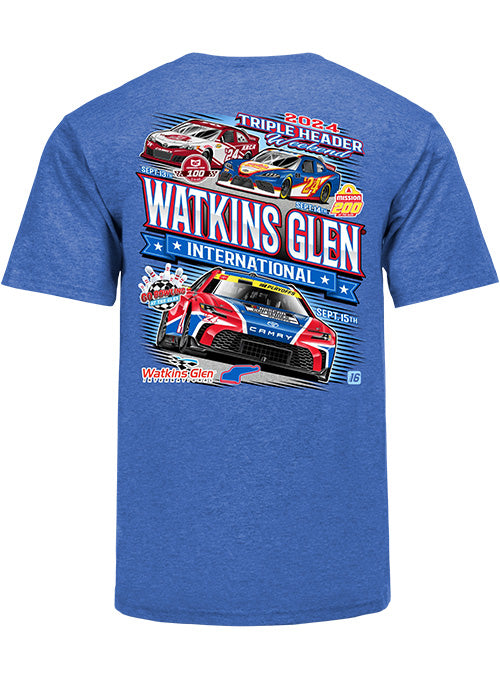 2024 Watkins Glen Triple Header T-Shirt - Back View