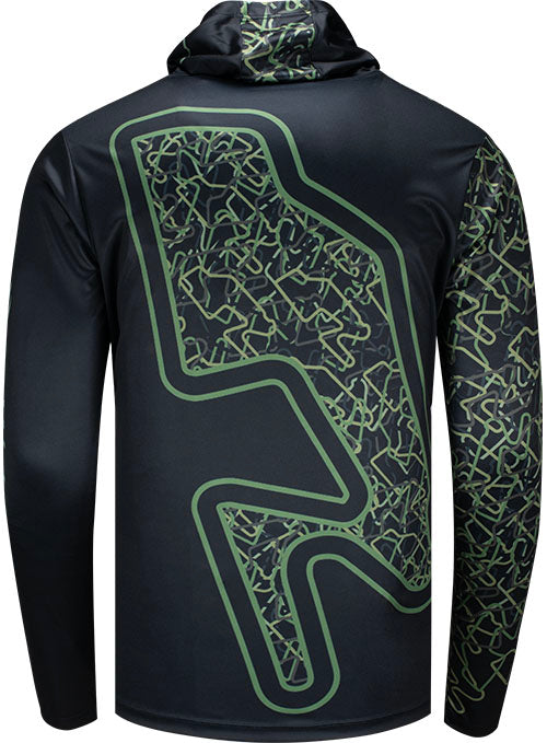 Watkins Glen International Long Sleeve Sublimated Hoodie - Back View